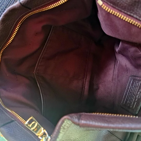 🎁 NEW COACH Scout Hobo Burgundy Oxblood Satchel/Shoulder/Crossbody Bag - Picture 16 of 16